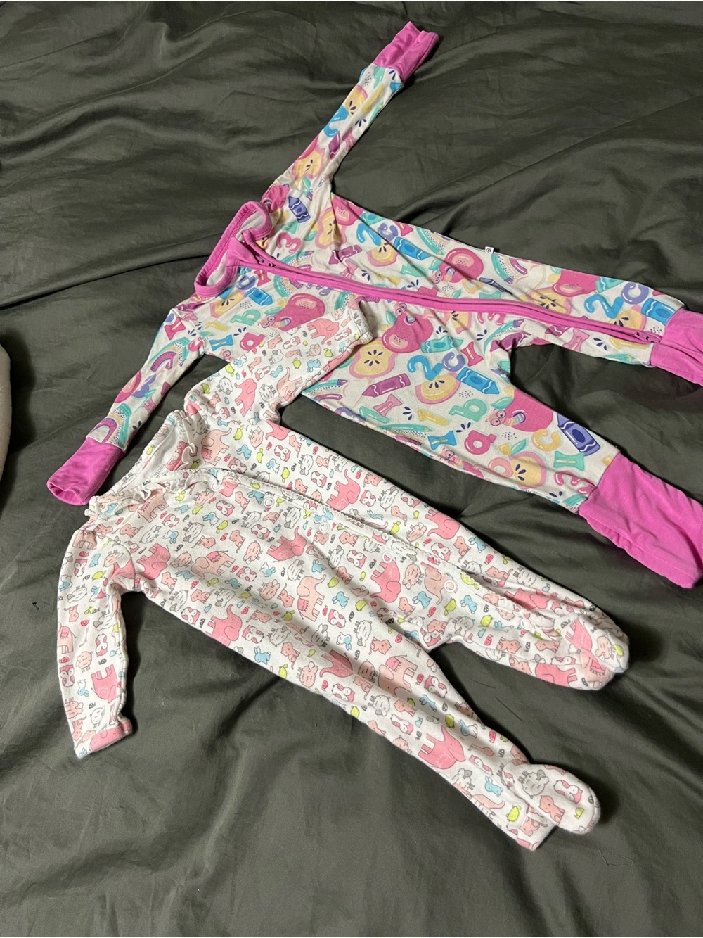 Birdie Bean Boutique Brand Patterned Kids One-Piece, & Carters size 0-3 months